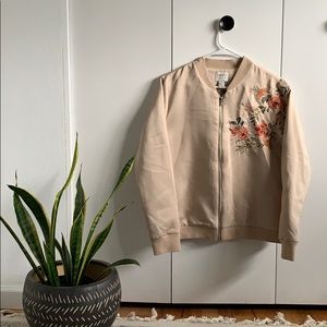 Silk Bomber Jacket